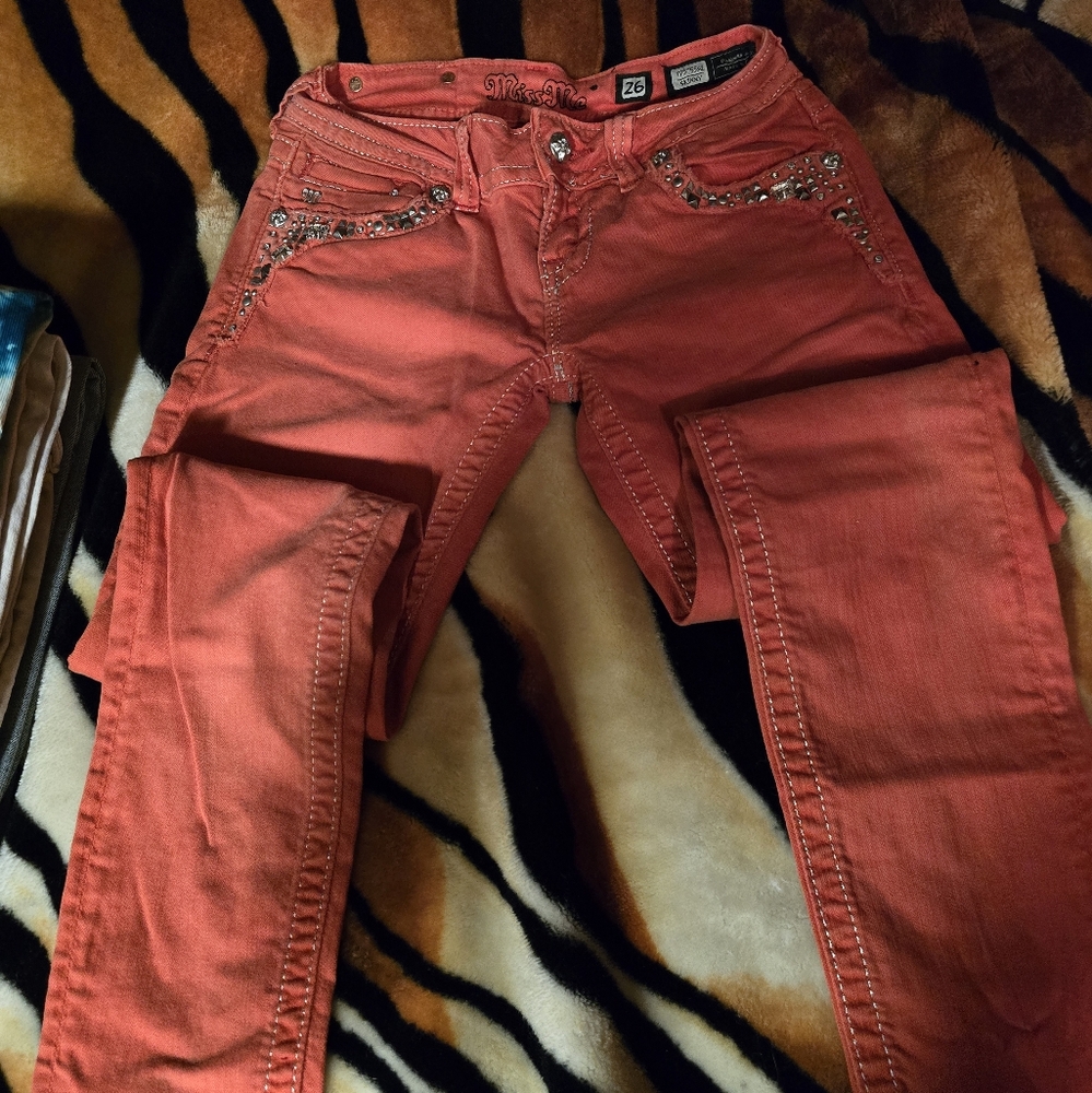 Women's Coral Embellished Skinny Jeans